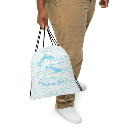 Dolphin Drawstring Bag