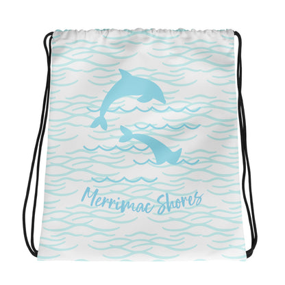 Dolphin Drawstring Bag