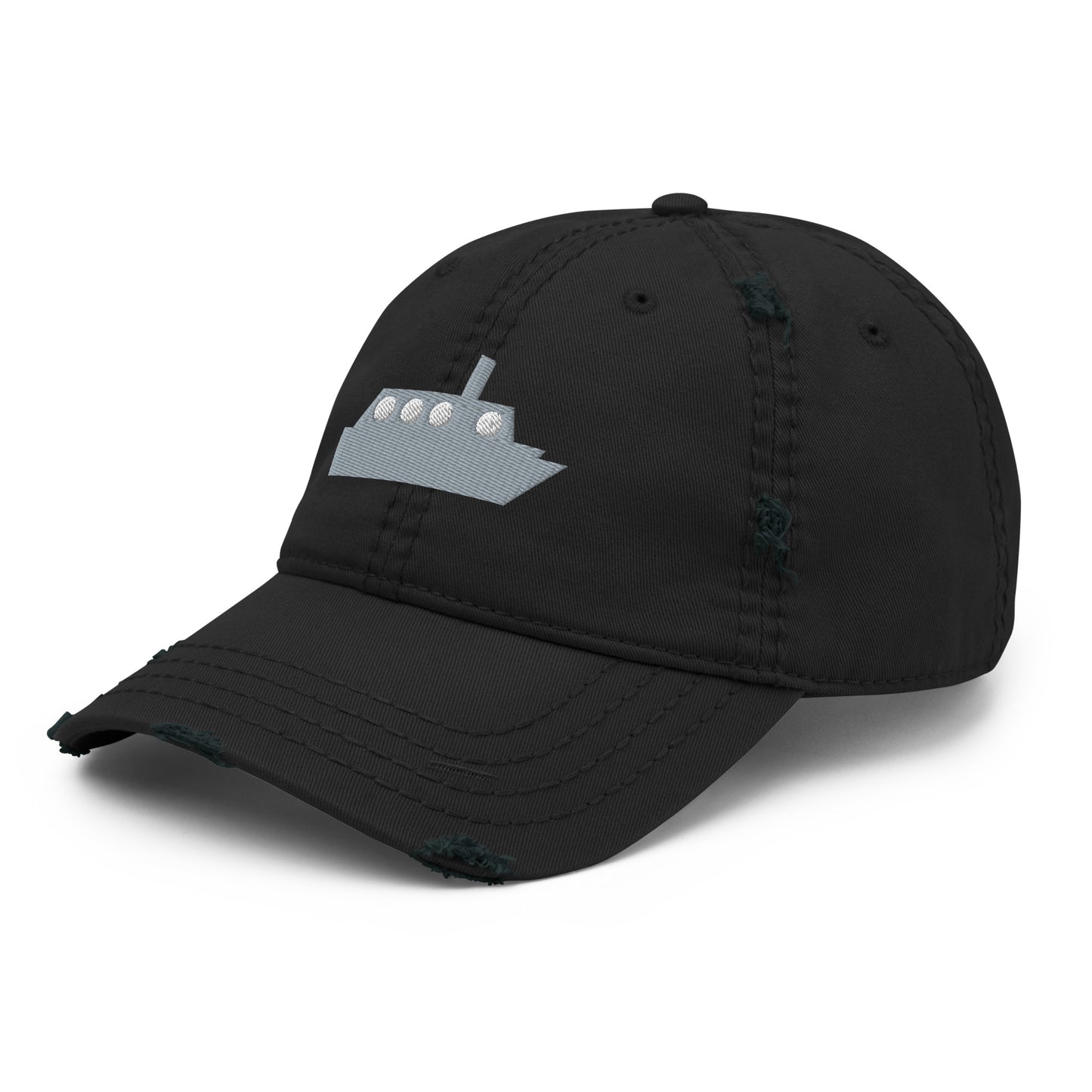 Merrimac Silhouette Distressed "Dad Hat"