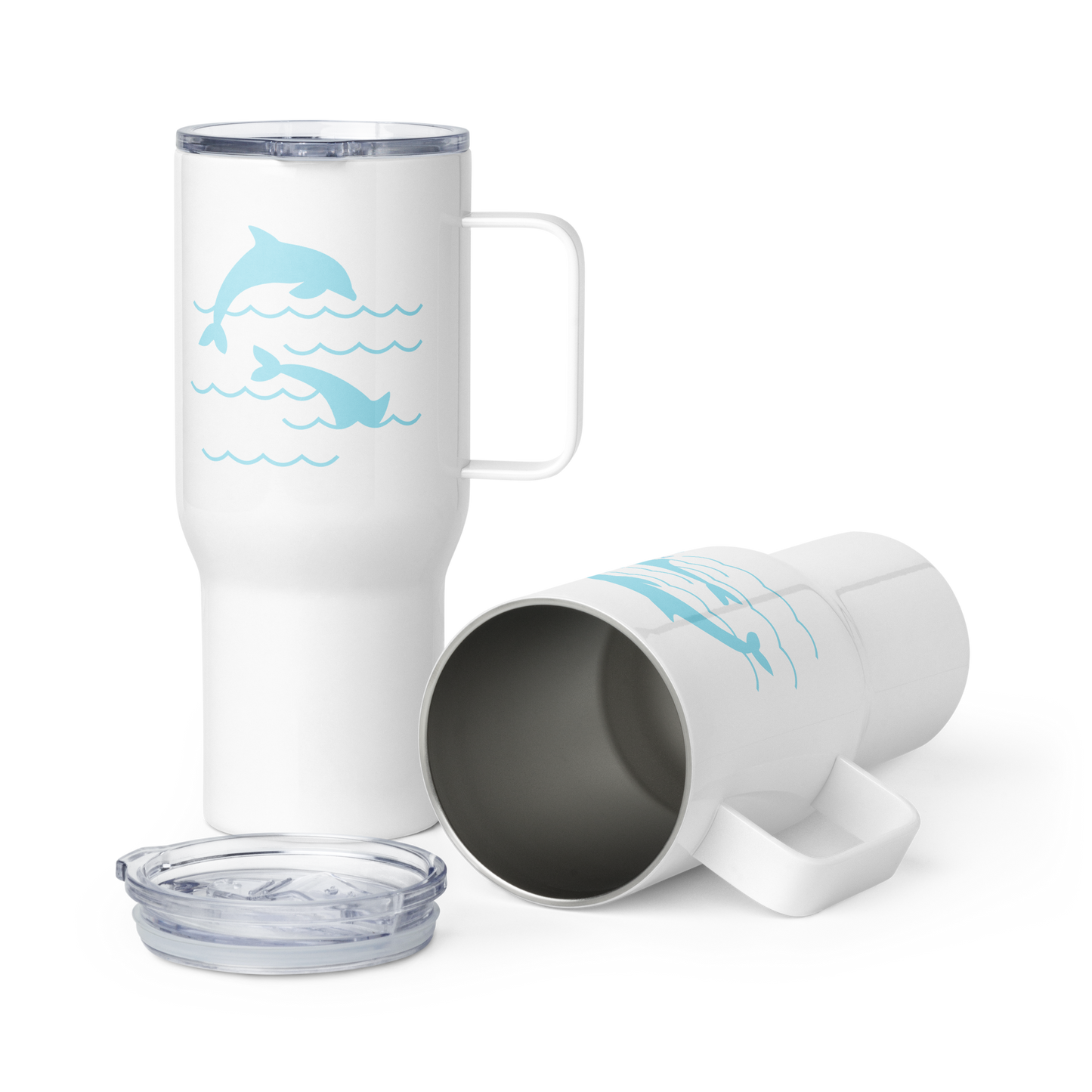 Dolphin Merrimac Shores Travel Mug with Handle