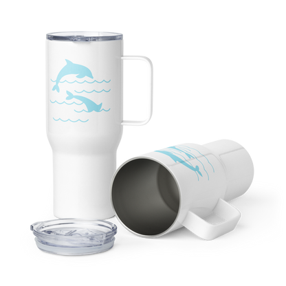 Dolphin Merrimac Shores Travel Mug with Handle