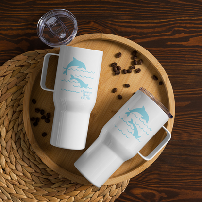 Dolphin Merrimac Shores Travel Mug with Handle