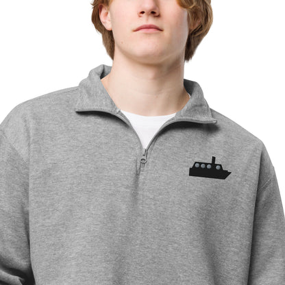 Merrimac Silhouette Unisex Fleece Pullover with Sleeve Accent