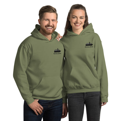 Merrimac Silhouette Unisex Hoodie with Front Pocket