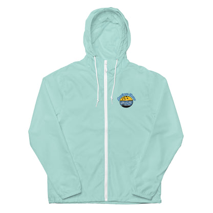 Unisex Lightweight Zip Up Windbreaker Merrimac Shores Sunrise Logo