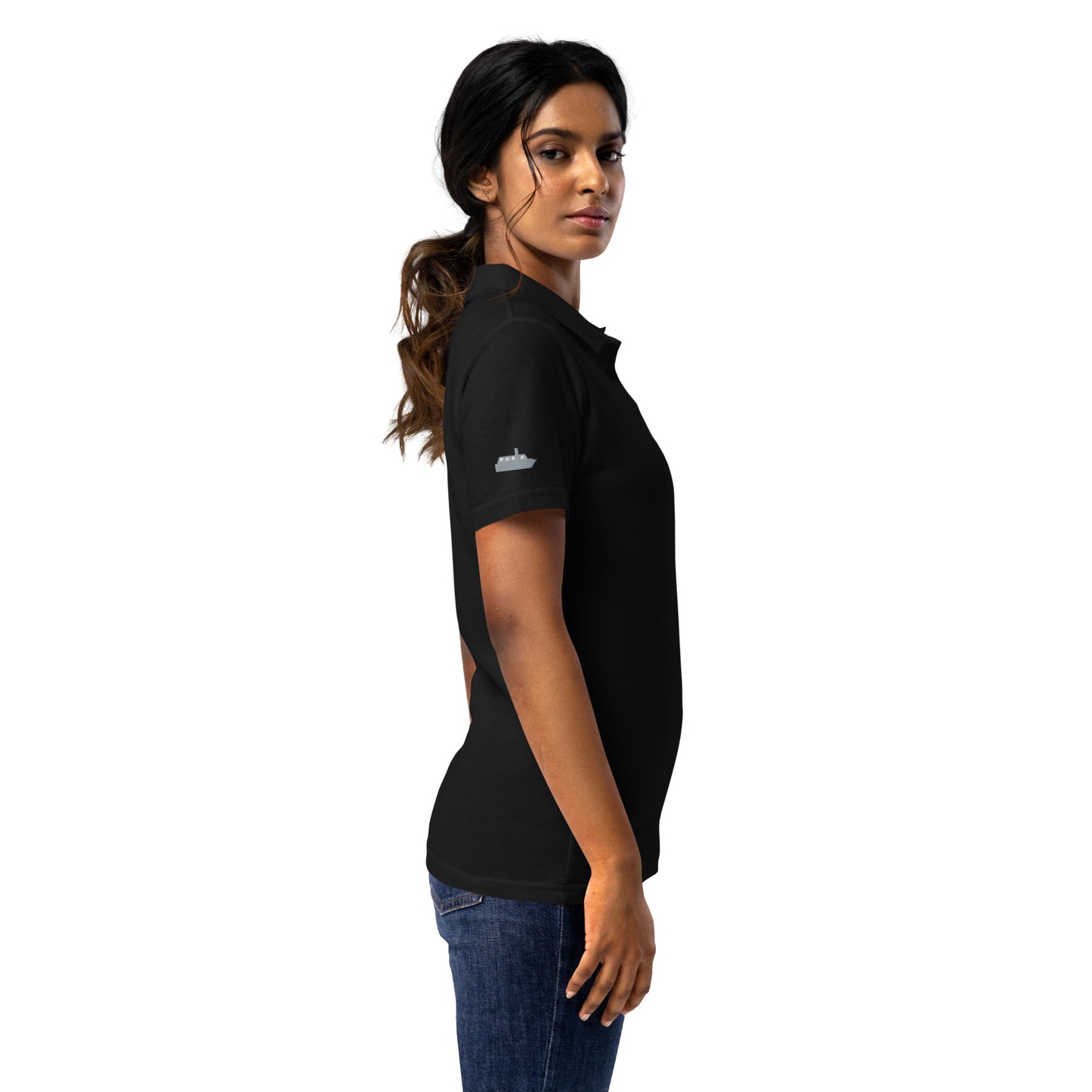 Merrimac Silhouette Women’s Pique Polo Shirt