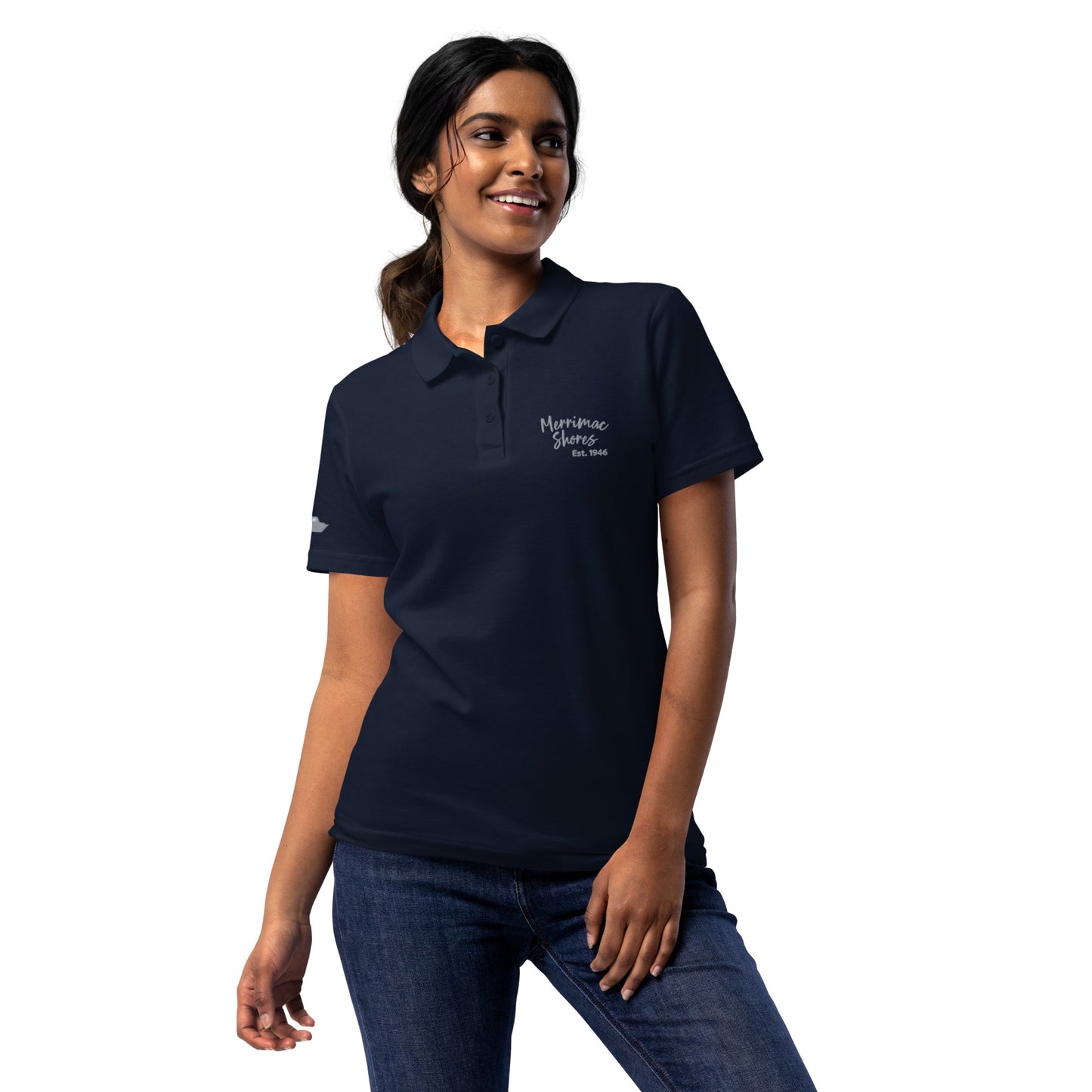 Merrimac Silhouette Women’s Pique Polo Shirt