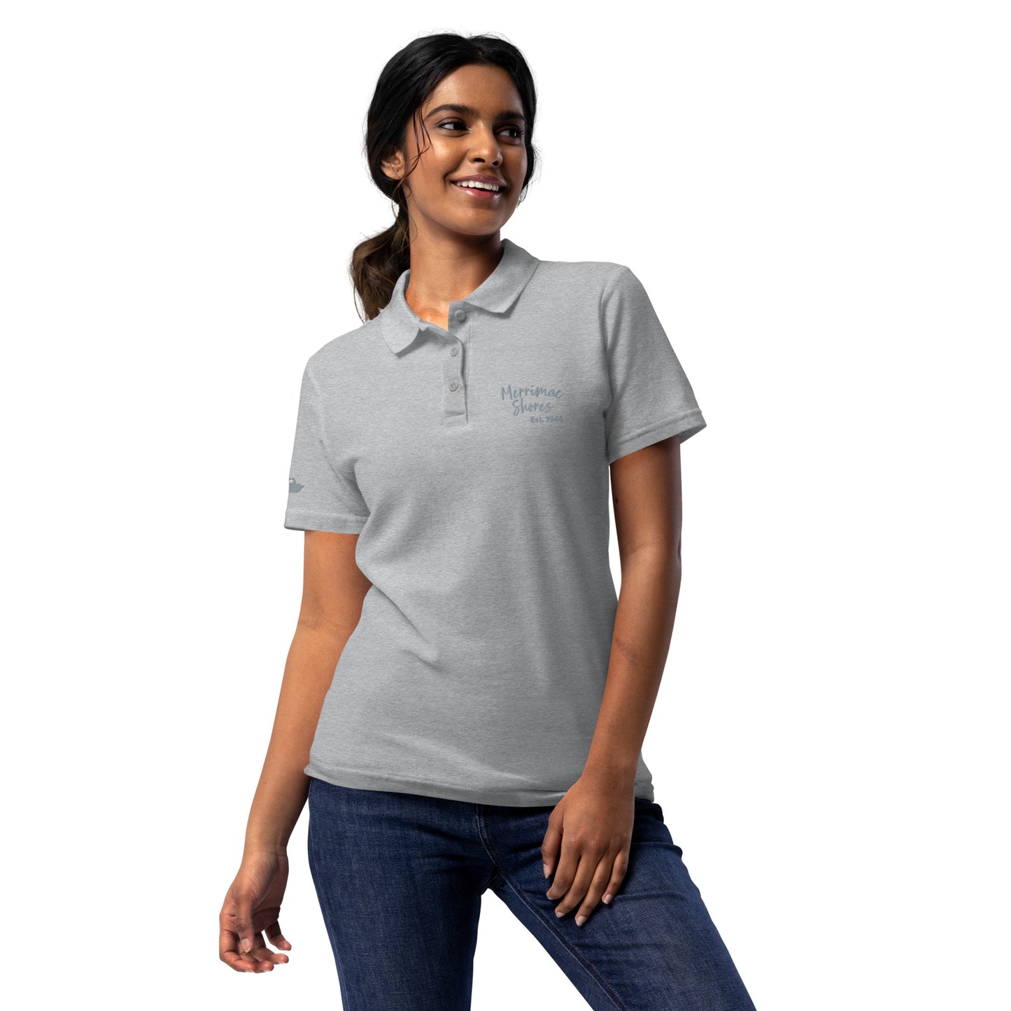 Merrimac Silhouette Women’s Pique Polo Shirt