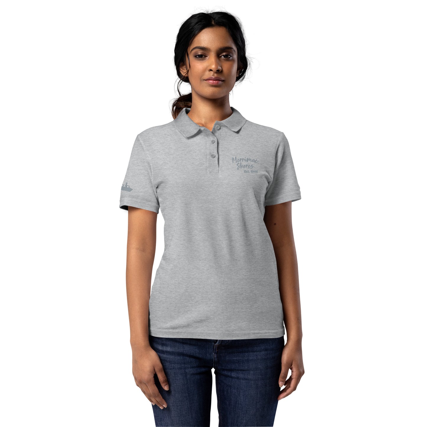 Merrimac Silhouette Women’s Pique Polo Shirt