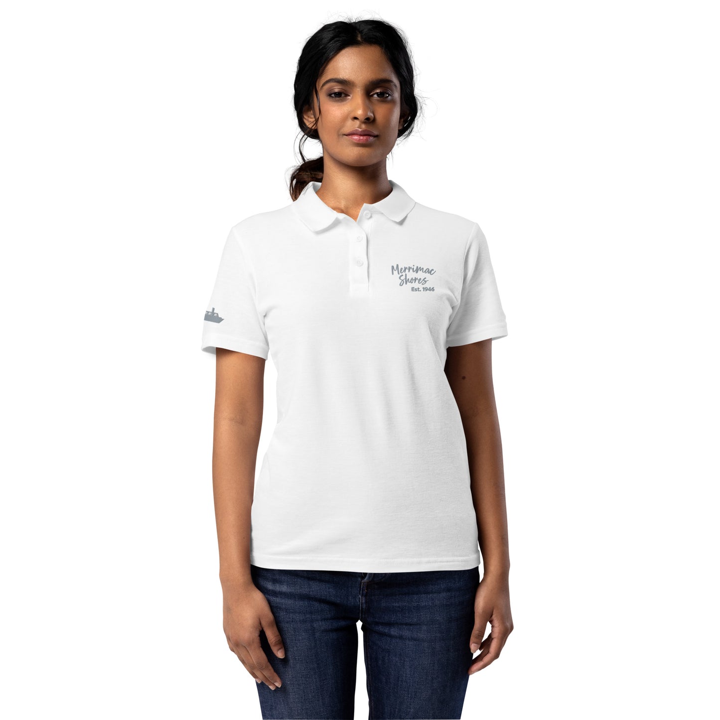 Merrimac Silhouette Women’s Pique Polo Shirt