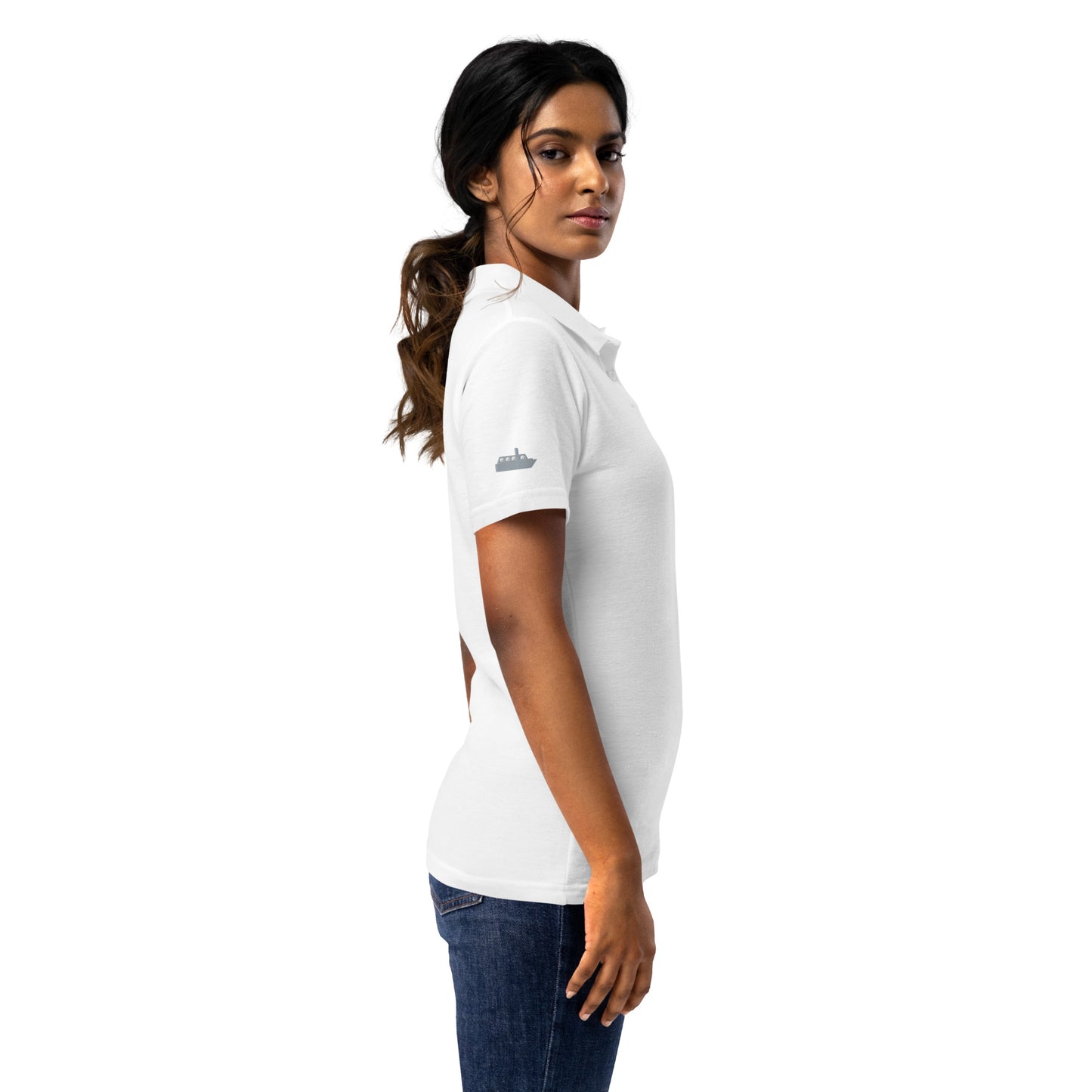 Merrimac Silhouette Women’s Pique Polo Shirt